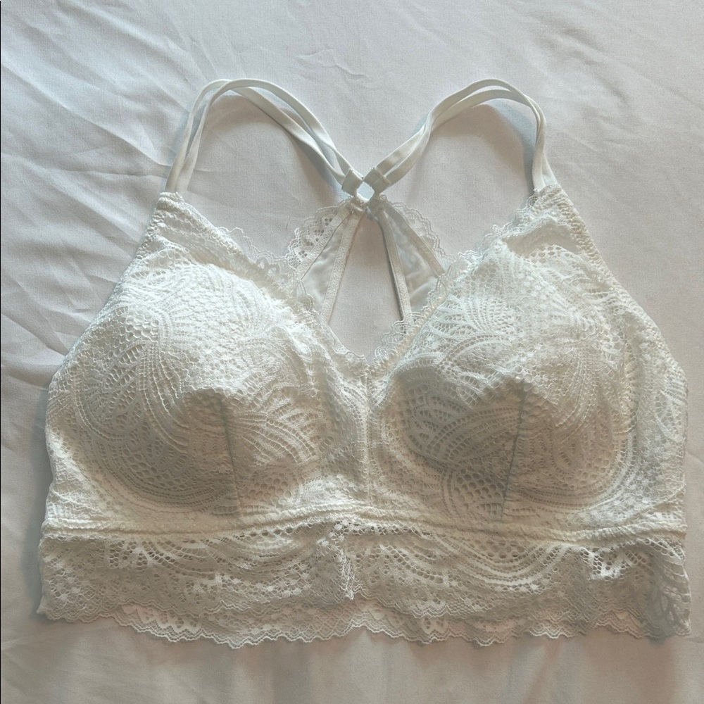 Maurices White Lace Bralette